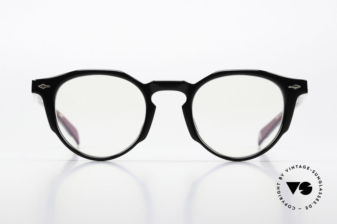 Jacques Marie Mage Sheridan Panto Specs Bloodstone Color, color Bloodstone, Demo Lens, Silver in size 46/22, Made for Men and Women Jacques Marie Mage Sheridan Panto Specs Bloodstone Color, color Bloodstone, Demo Lens, Silver in size 46/22, Made for Men and Women