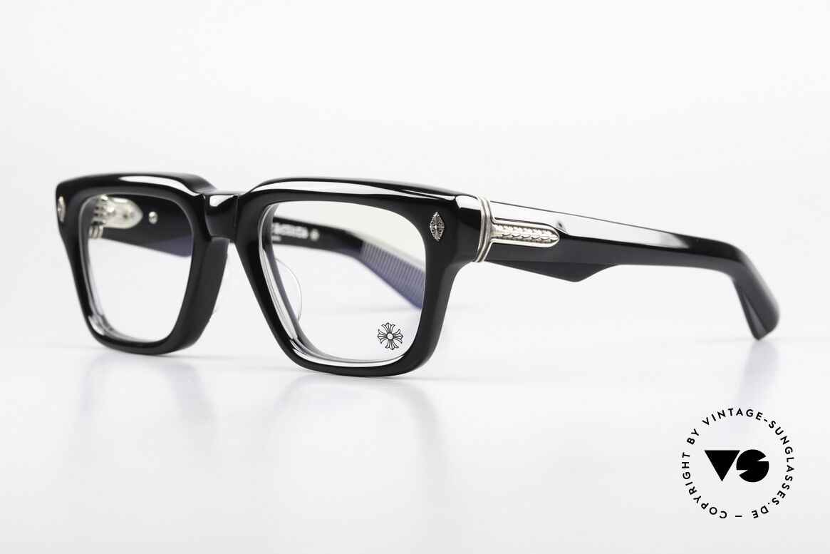 Chrome Hearts Gnarlin Men's Eyeglasses 925 Silver, costly 925 Sterling Silver decorative elements, Made for Men Chrome Hearts Gnarlin Men's Eyeglasses 925 Silver, costly 925 Sterling Silver decorative elements, Made for Men