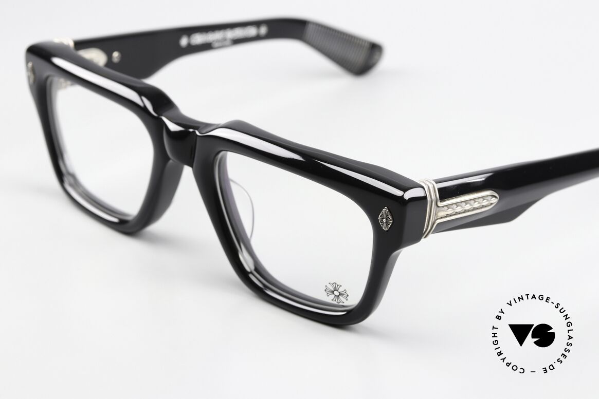 Chrome Hearts Gnarlin Men's Eyeglasses 925 Silver, world-famous through the biker & rocker scenes, Made for Men Chrome Hearts Gnarlin Men's Eyeglasses 925 Silver, world-famous through the biker & rocker scenes, Made for Men