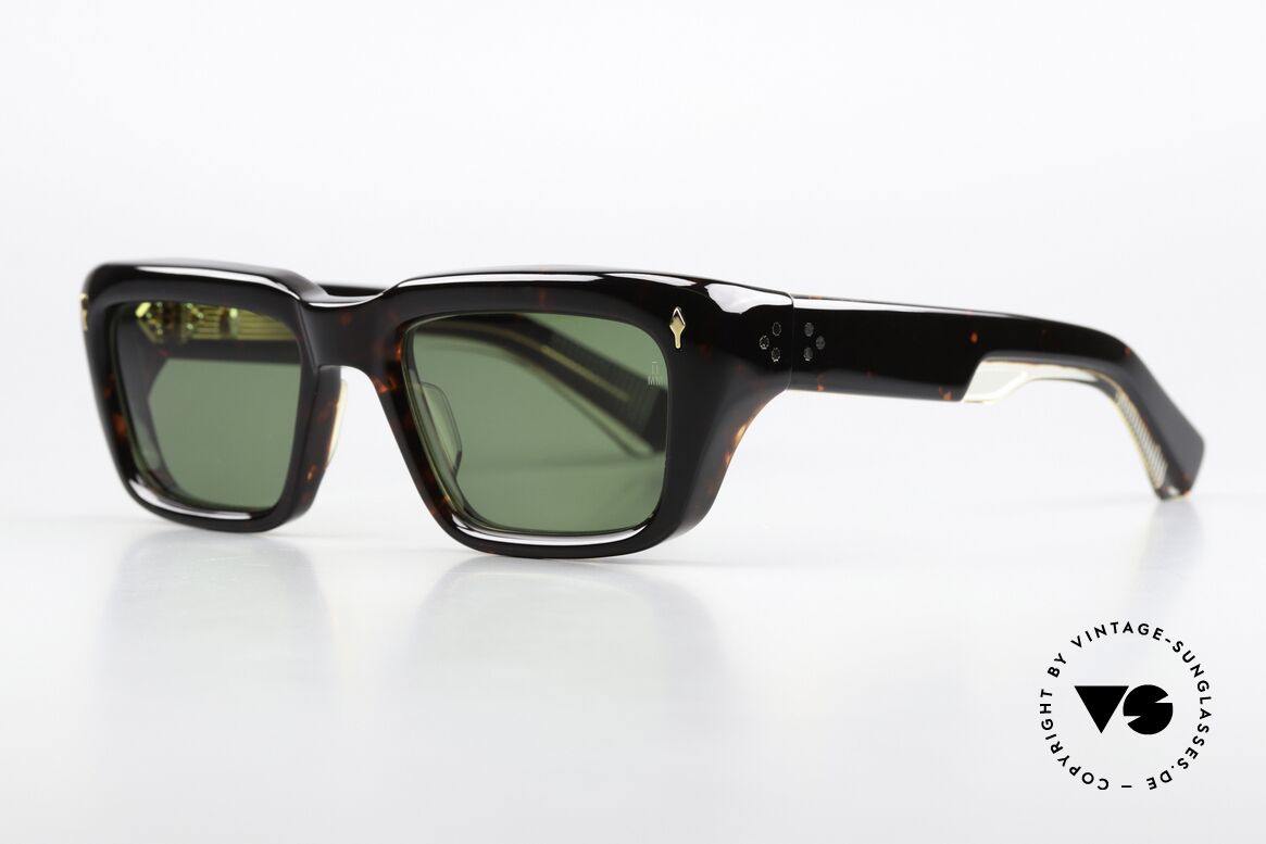 Jacques Marie Mage Walker Men's Sunglasses 60's Style, col. ETNA, Serpent Lenses, LIMITED shades; 53-21, Made for Men