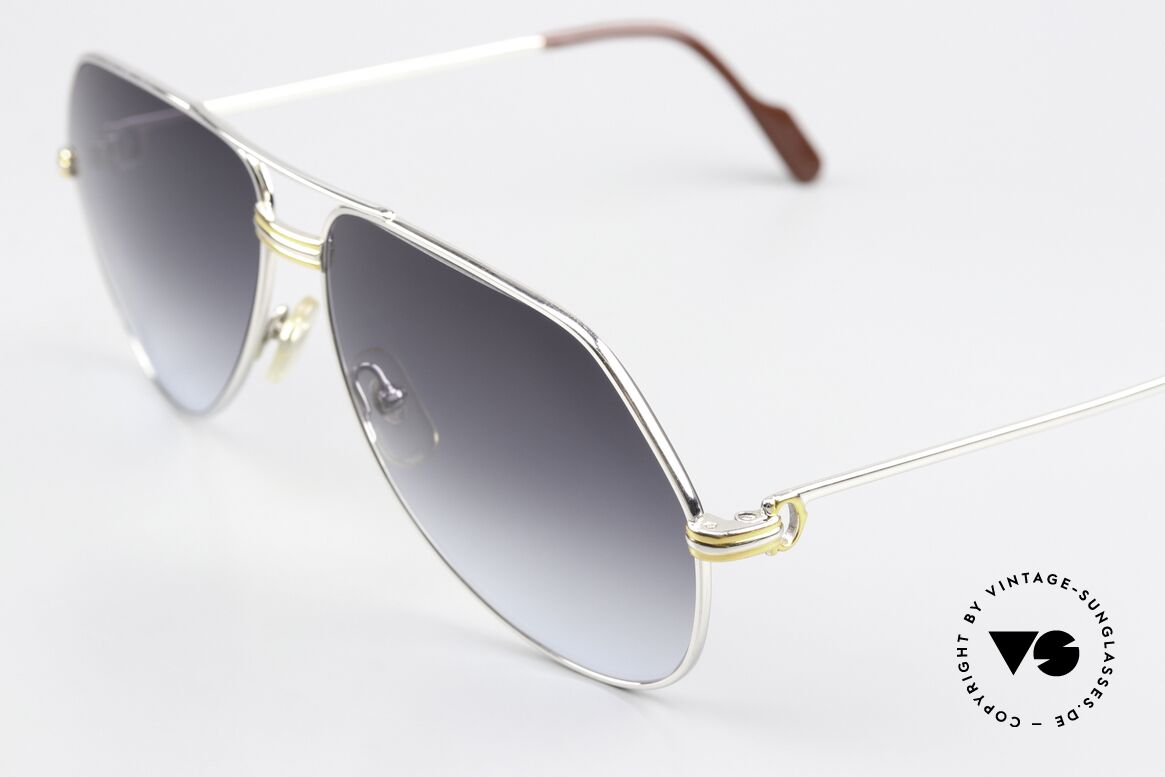 Cartier Vendome LC - L Platinum Sunglasses Aviator 80s, rare & expensive edition with platinum finish; LUXURY!, Made for Men Cartier Vendome LC - L Platinum Sunglasses Aviator 80s, rare & expensive edition with platinum finish; LUXURY!, Made for Men