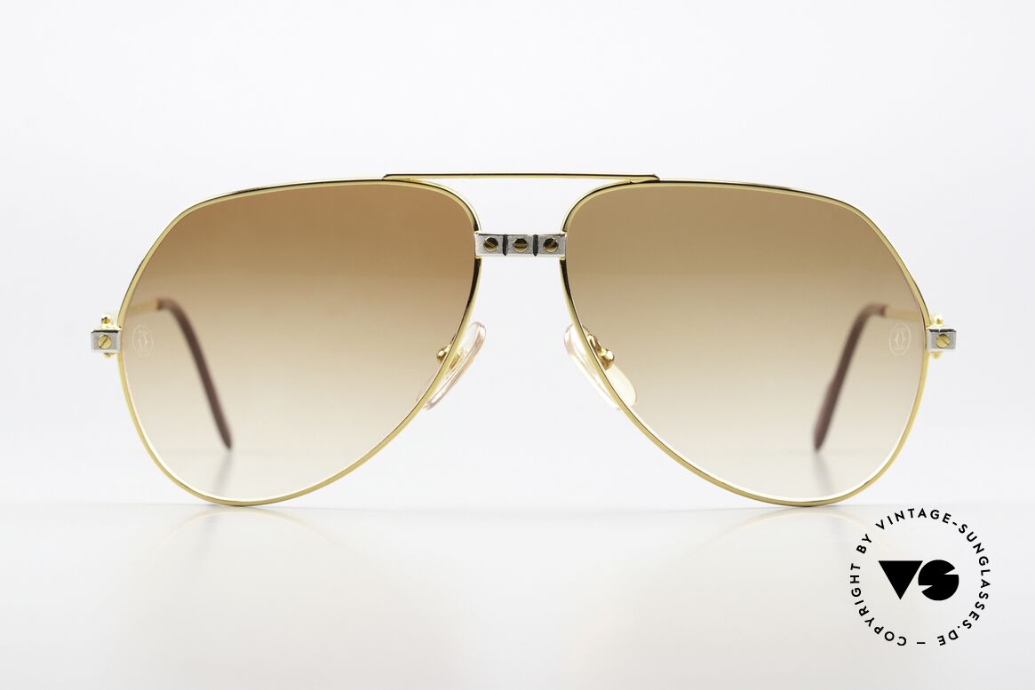 Cartier Vendome Santos - L Sun Lenses With Cartier Logo, mod. "Vendome" was launched in 1983 & made till 1997, Made for Men Cartier Vendome Santos - L Sun Lenses With Cartier Logo, mod. "Vendome" was launched in 1983 & made till 1997, Made for Men