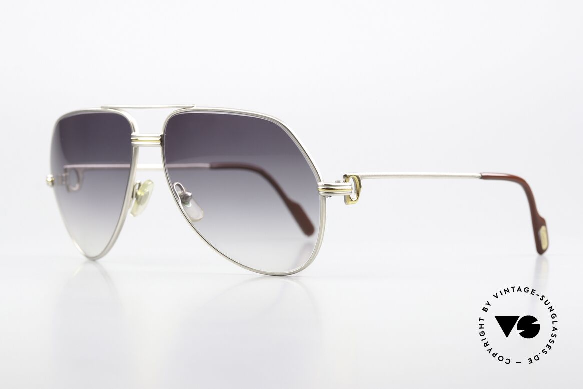 Cartier Vendome LC - M Precious Palladium Shades, this pair (with L.Cartier decor) MEDIUM size 59-14, 135, Made for Men