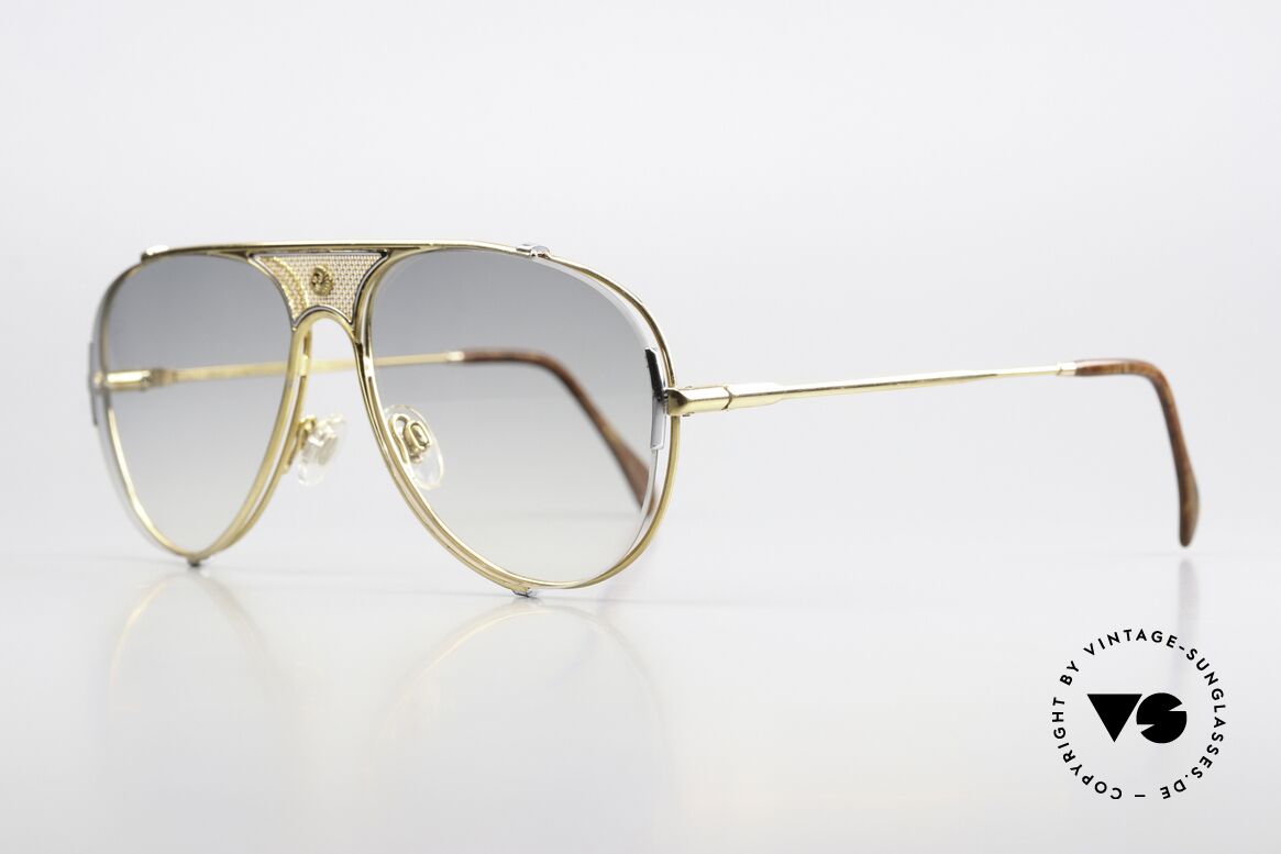 St. Moritz 401 Ultra Rare Jupiter Glasses, gold-plated & spring-hinge temples with root wood decor, Made for Men and Women St. Moritz 401 Ultra Rare Jupiter Glasses, gold-plated & spring-hinge temples with root wood decor, Made for Men and Women