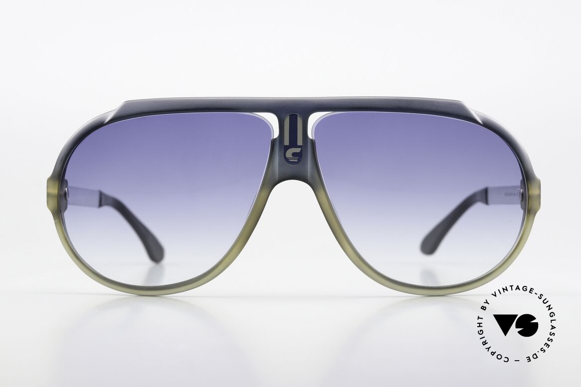 Carrera 5512 2in1 Glasses With 2 Front Shades, famous movie sunglasses from 1984 (a true legend!), Made for Men