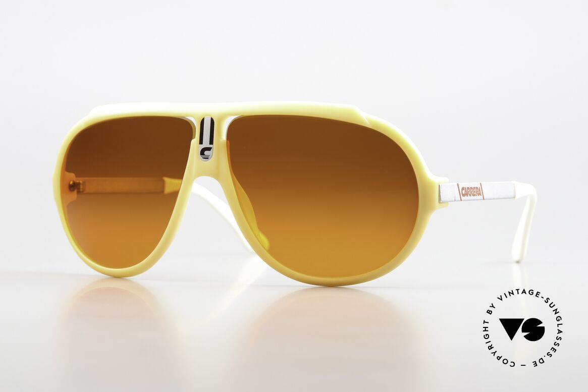 Carrera 5512 2 in 1 Sunglasses White & Brown, 2 different interchangeable front parts; see photos!, Made for Men Carrera 5512 2 in 1 Sunglasses White & Brown, 2 different interchangeable front parts; see photos!, Made for Men