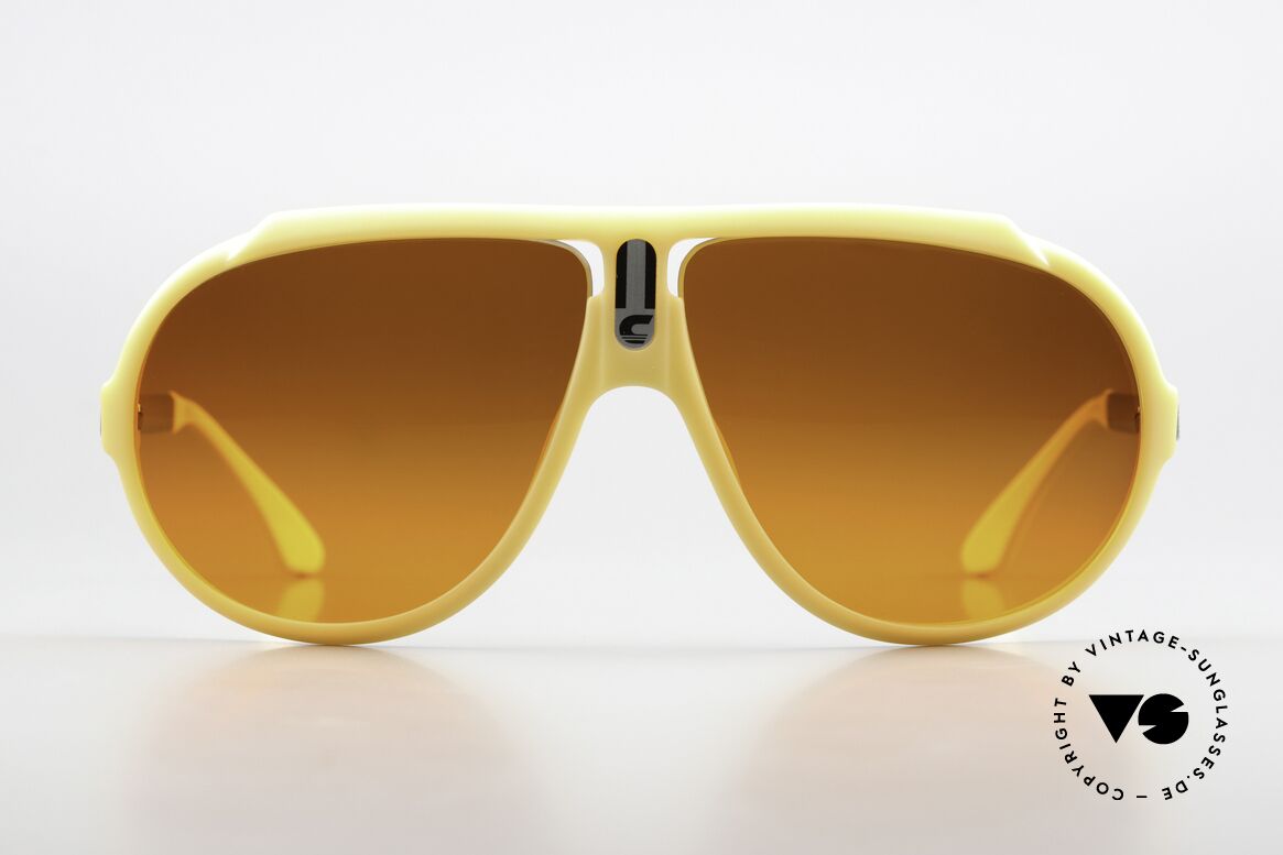 Carrera 5512 2 in 1 Sunglasses White & Brown, famous movie sunglasses from 1984 (a true legend!), Made for Men Carrera 5512 2 in 1 Sunglasses White & Brown, famous movie sunglasses from 1984 (a true legend!), Made for Men