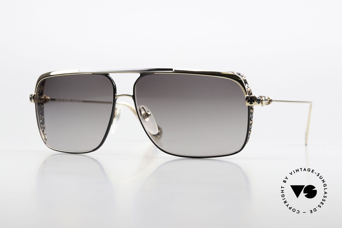 Chrome Hearts Boneyard II Titanium Shades Gold Plated, Chrome Hearts sunglasses; mod. BONEYARD II, Made for Men Chrome Hearts Boneyard II Titanium Shades Gold Plated, Chrome Hearts sunglasses; mod. BONEYARD II, Made for Men