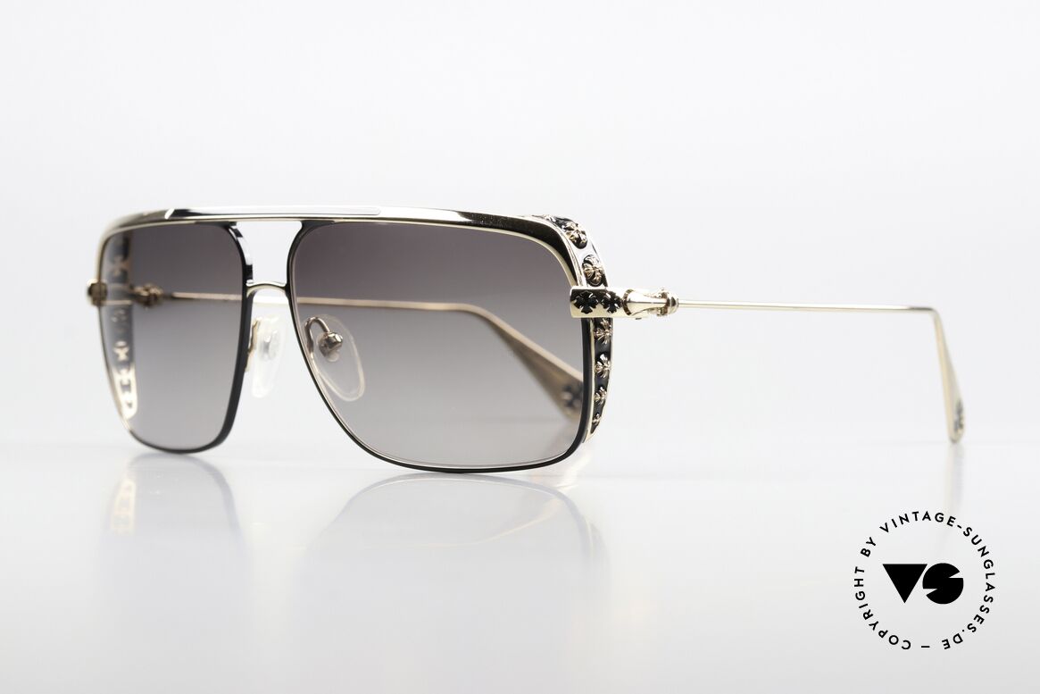 Chrome Hearts Boneyard II Titanium Shades Gold Plated, a typically provocative model name by Chrome H., Made for Men Chrome Hearts Boneyard II Titanium Shades Gold Plated, a typically provocative model name by Chrome H., Made for Men