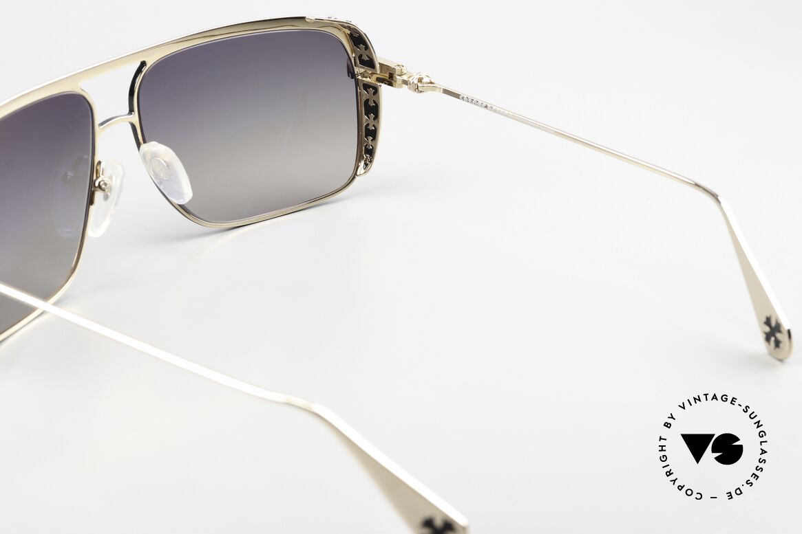 Chrome Hearts Boneyard II Titanium Shades Gold Plated, Size: extra large, Made for Men Chrome Hearts Boneyard II Titanium Shades Gold Plated, Size: extra large, Made for Men