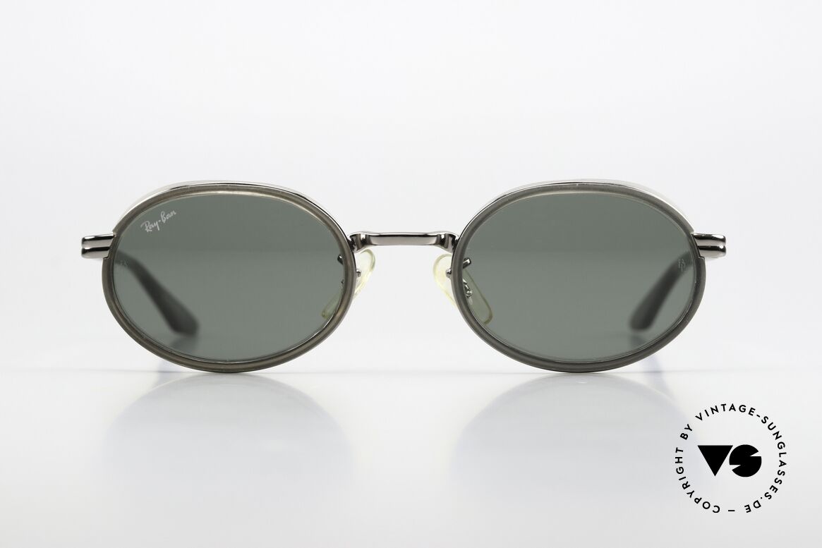 Ray Ban Sidestreet Combo Oval Bausch & Lomb Sunglasses 90s, oval Ray-Ban unisex sunglasses by B&L from 1996/97, Made for Men and Women Ray Ban Sidestreet Combo Oval Bausch & Lomb Sunglasses 90s, oval Ray-Ban unisex sunglasses by B&L from 1996/97, Made for Men and Women