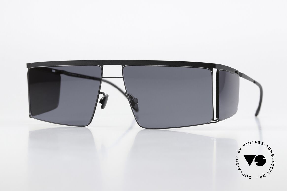 Mykita Helmut Lang HL001 Square Shades With Side Blinds, Mykita sunglasses, Mod. HL001, size 57/13, col. 868, Made for Men and Women Mykita Helmut Lang HL001 Square Shades With Side Blinds, Mykita sunglasses, Mod. HL001, size 57/13, col. 868, Made for Men and Women