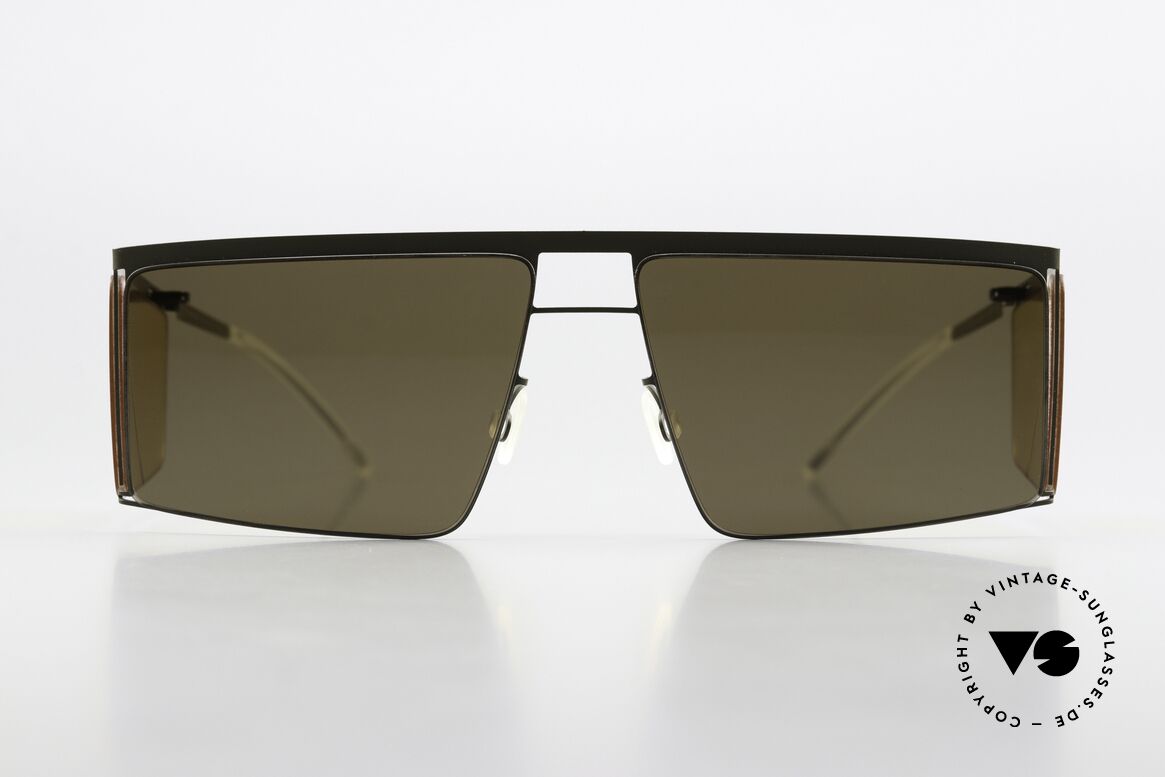 Mykita Helmut Lang HL001 Camou Green Jelly Yellow Sides, collaboration with fashion designer HELMUT LANG, Made for Men and Women Mykita Helmut Lang HL001 Camou Green Jelly Yellow Sides, collaboration with fashion designer HELMUT LANG, Made for Men and Women