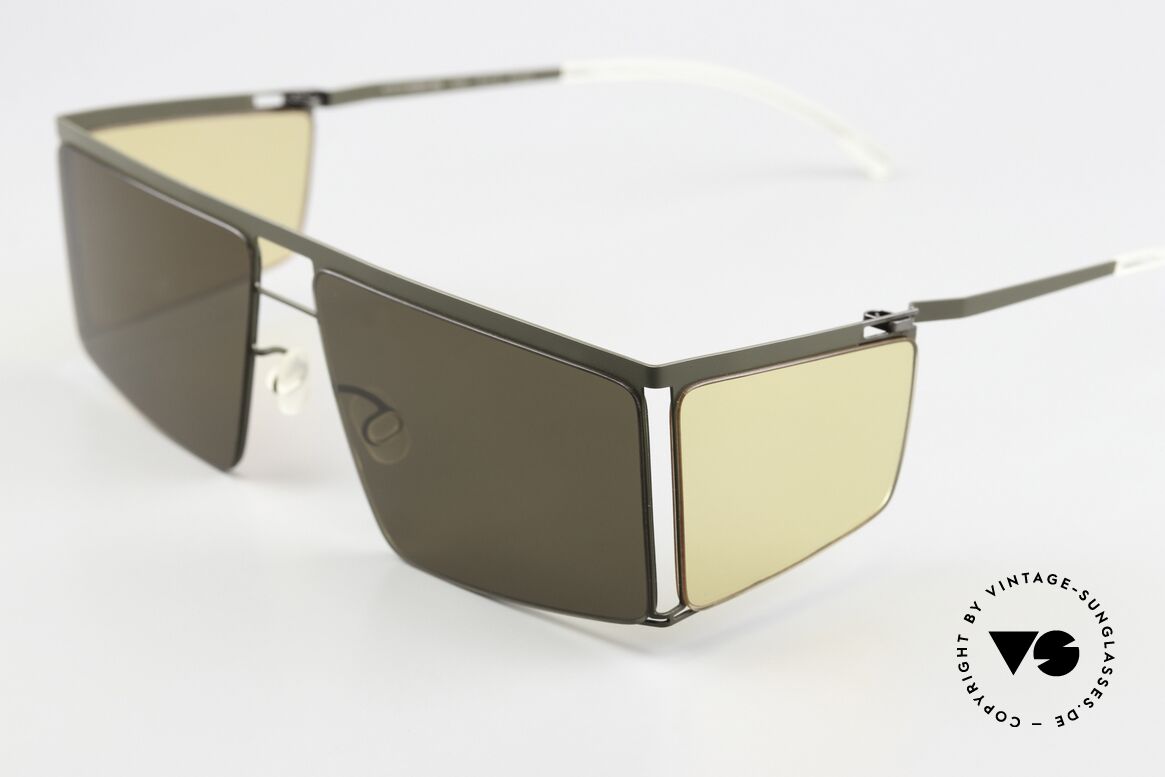 Mykita Helmut Lang HL001 Camou Green Jelly Yellow Sides, color code 870 = 'Camou Green Jelly Yellow Sides', Made for Men and Women Mykita Helmut Lang HL001 Camou Green Jelly Yellow Sides, color code 870 = 'Camou Green Jelly Yellow Sides', Made for Men and Women