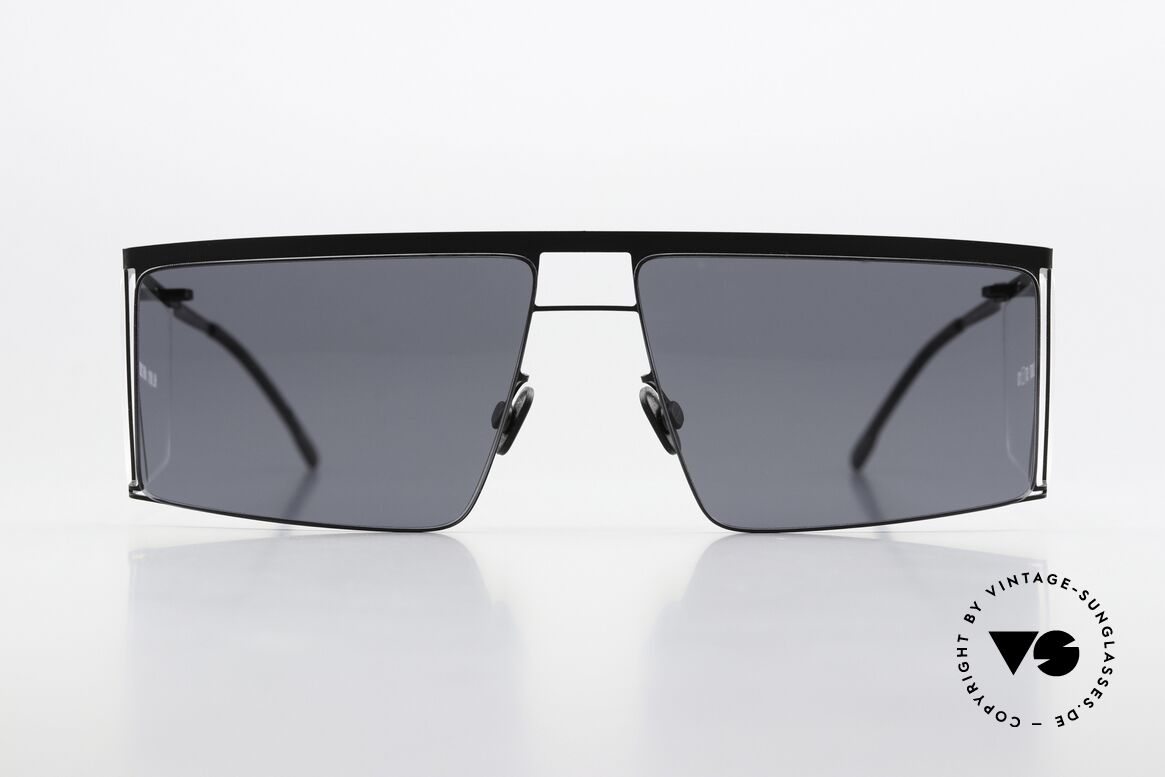 Mykita Helmut Lang HL001 Black Clear Sides Darkgrey, collaboration with fashion designer HELMUT LANG, Made for Men and Women Mykita Helmut Lang HL001 Black Clear Sides Darkgrey, collaboration with fashion designer HELMUT LANG, Made for Men and Women