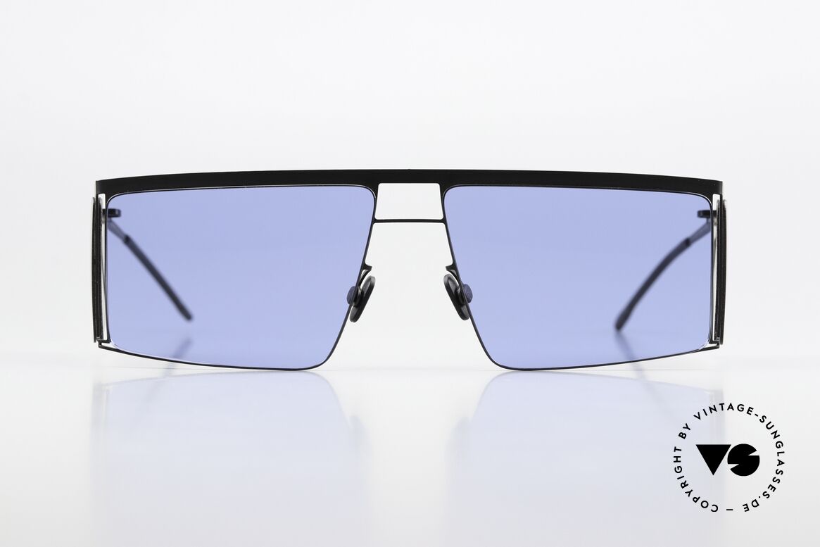 Mykita Helmut Lang HL001 Black Sides Superblue Solid, collaboration with fashion designer HELMUT LANG, Made for Men and Women Mykita Helmut Lang HL001 Black Sides Superblue Solid, collaboration with fashion designer HELMUT LANG, Made for Men and Women