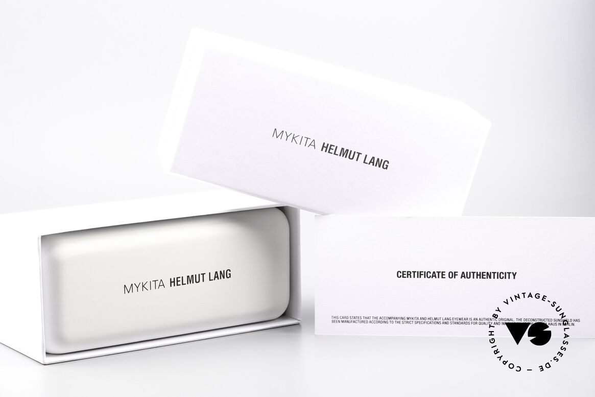 Mykita Helmut Lang HL003 Black Frame With Fluo Pink Sides, Size: medium, Made for Men and Women Mykita Helmut Lang HL003 Black Frame With Fluo Pink Sides, Size: medium, Made for Men and Women