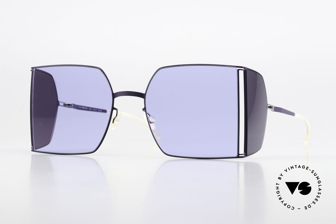 Mykita Helmut Lang HL003 Mulberry Dark Purple Sides, Mykita sunglasses, Mod. HL003, size 54/20, col. 890, Made for Men and Women Mykita Helmut Lang HL003 Mulberry Dark Purple Sides, Mykita sunglasses, Mod. HL003, size 54/20, col. 890, Made for Men and Women