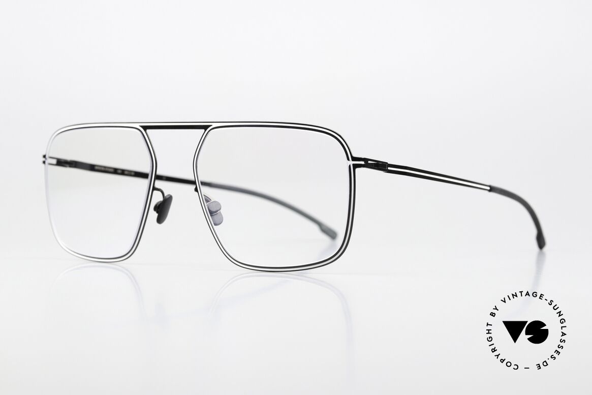 Mykita Studio 6.8 1960's Optical Illusion Art, ultra-fine lines follow the contour of the frame, Made for Men and Women Mykita Studio 6.8 1960's Optical Illusion Art, ultra-fine lines follow the contour of the frame, Made for Men and Women