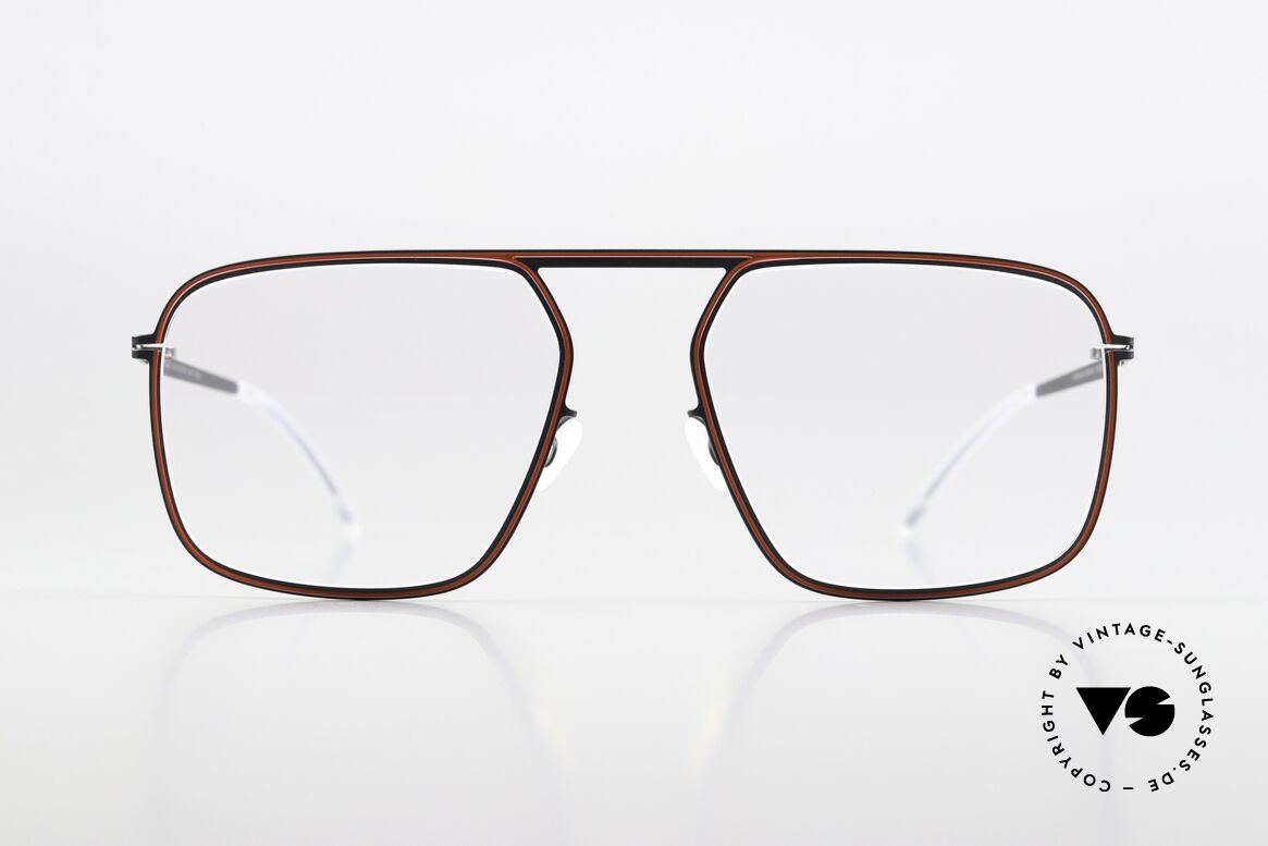 Mykita Studio 6.8 Coloring With Indigo Rusty Red, inspired by the optical illusion art of the 1960's, Made for Men and Women Mykita Studio 6.8 Coloring With Indigo Rusty Red, inspired by the optical illusion art of the 1960's, Made for Men and Women