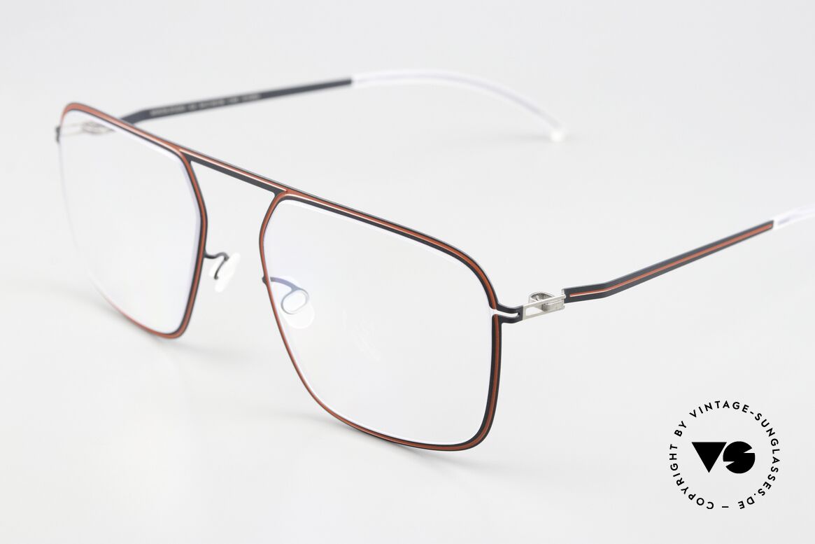 Mykita Studio 6.8 Coloring With Indigo Rusty Red, the result is a three-dimensional graphic pattern, Made for Men and Women Mykita Studio 6.8 Coloring With Indigo Rusty Red, the result is a three-dimensional graphic pattern, Made for Men and Women