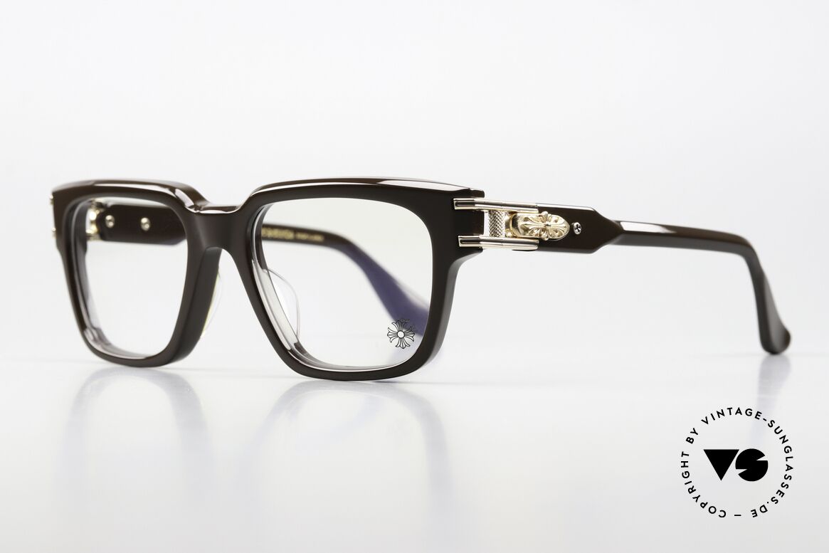 Chrome Hearts Bulge Men's Glasses 18kt Gold-Plated, costly 18kt GOLD-PLATED decorative elements, Made for Men