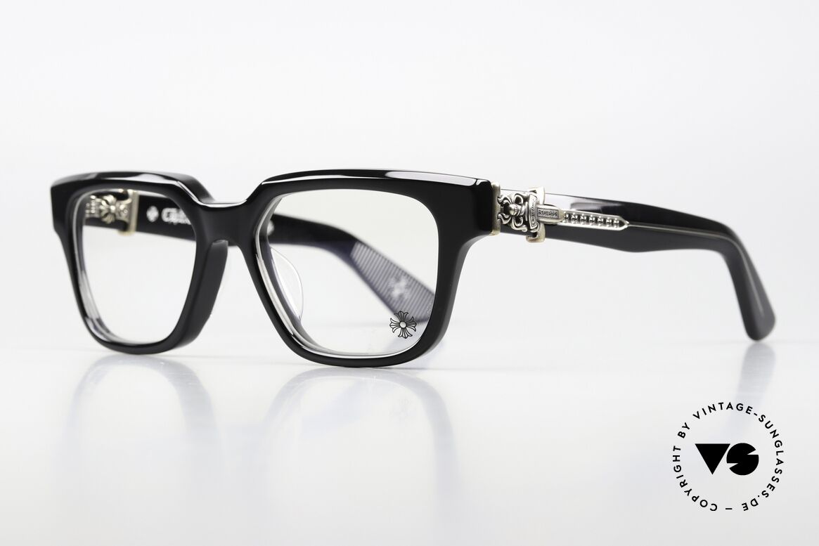 Chrome Hearts Vagillionaire II Men's Eyeglasses 925 Silver, costly 925 Sterling Silver decorative elements, Made for Men Chrome Hearts Vagillionaire II Men's Eyeglasses 925 Silver, costly 925 Sterling Silver decorative elements, Made for Men