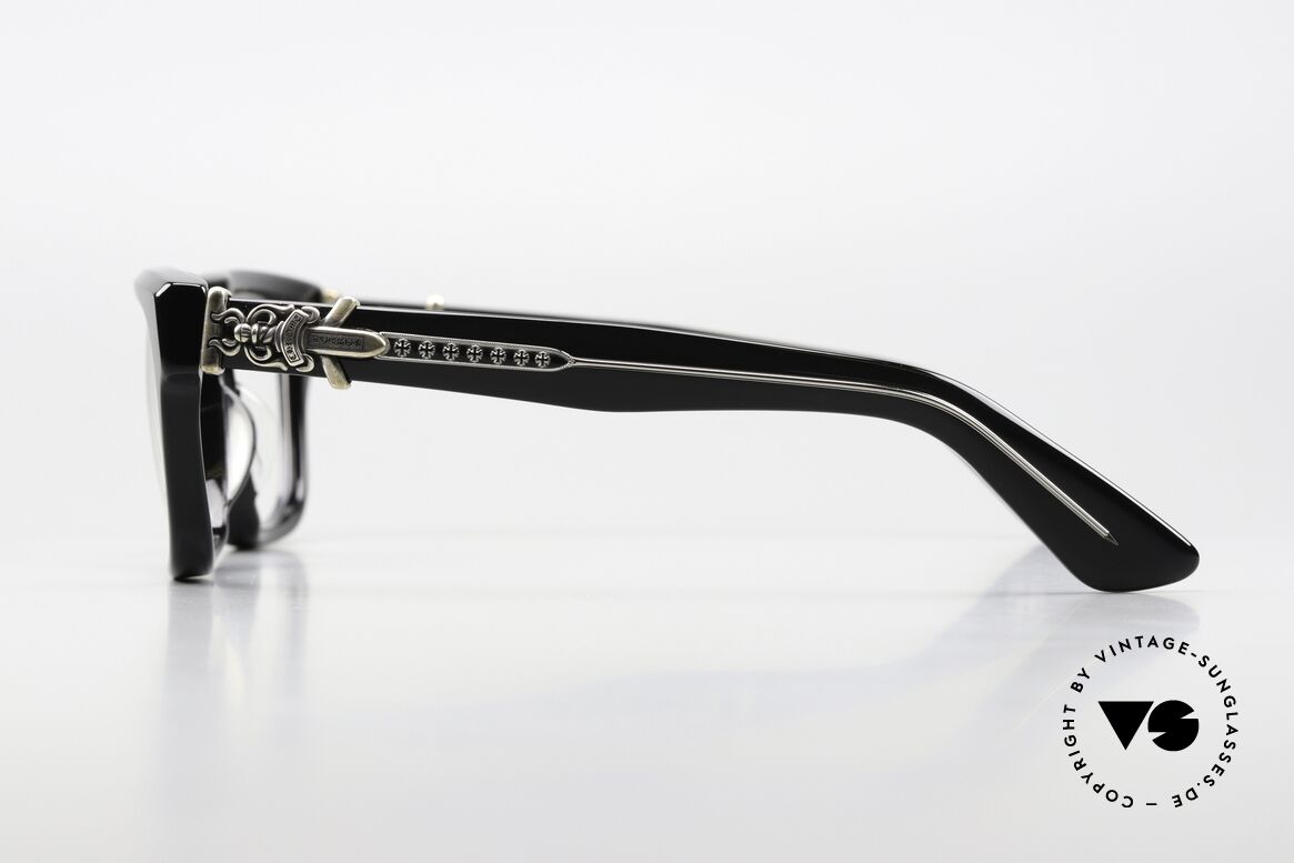 Chrome Hearts Vagillionaire II Men's Eyeglasses 925 Silver, men's designer eyeglasses, M-L size 54/19, 152, Made for Men Chrome Hearts Vagillionaire II Men's Eyeglasses 925 Silver, men's designer eyeglasses, M-L size 54/19, 152, Made for Men