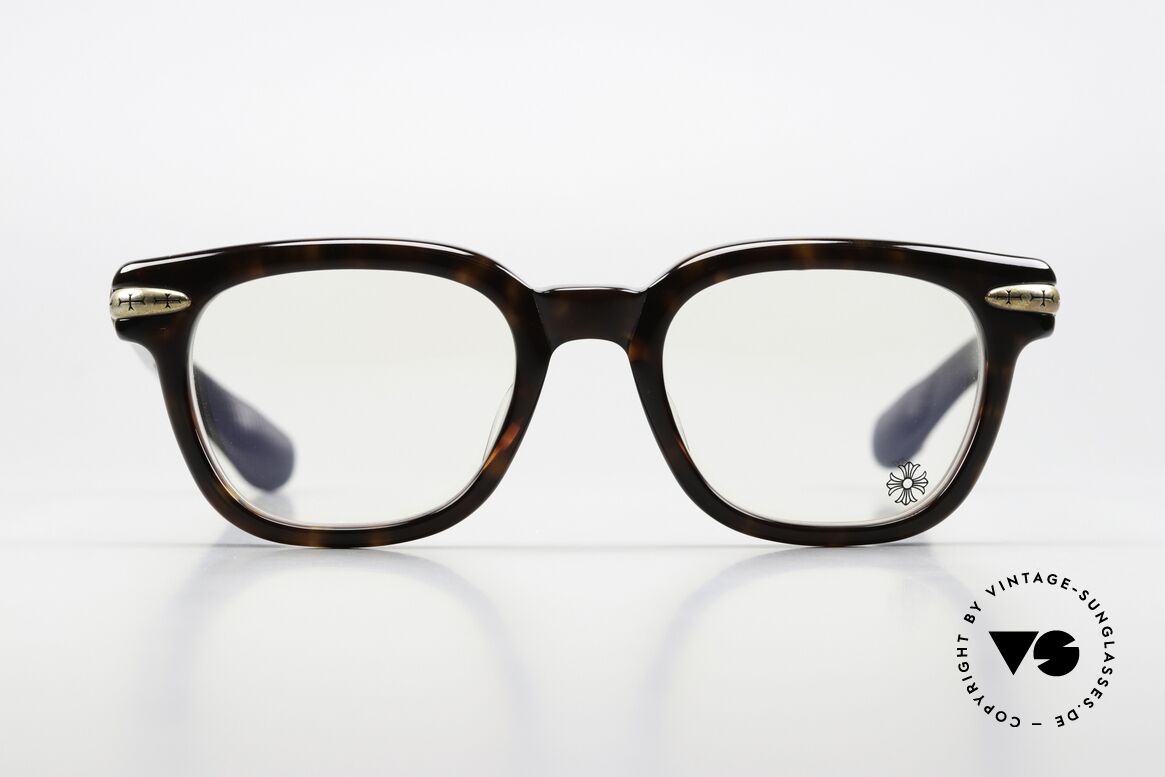 Chrome Hearts Drippin Chrome Hearts Cross Frame, Chrome Hearts men's glasses with C.H. cross, Made for Men