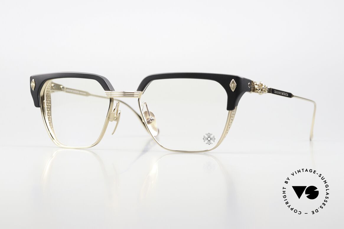Chrome Hearts LGMA Luxury Eyewear Titanium Gold, Chrome Hearts combi eyeglasses, mod. LGMA, Made for Men