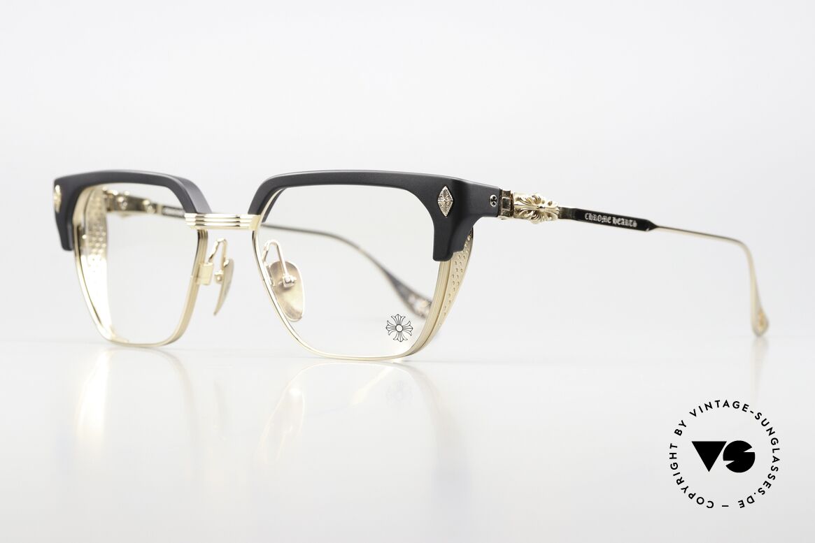 Chrome Hearts LGMA Luxury Eyewear Titanium Gold, extremely precious finish; 18ct gold-plated, Made for Men