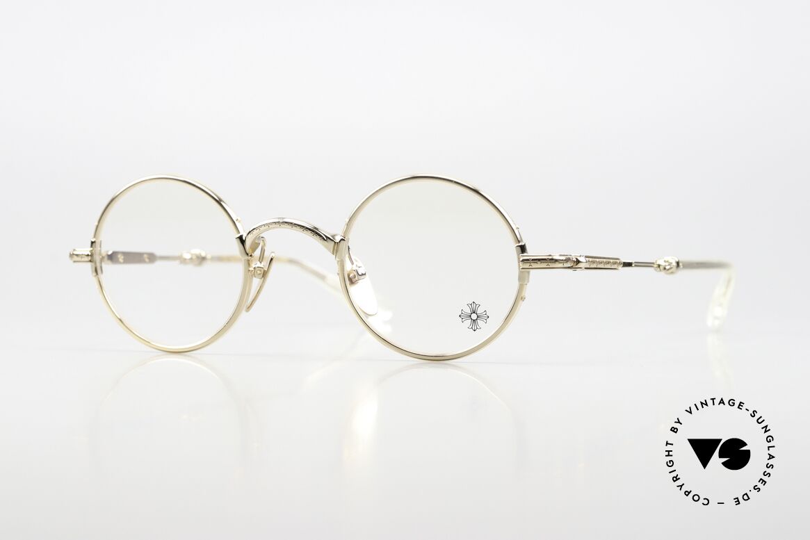 Chrome Hearts Edith F Small Round Luxury Glasses, small round Chrome Hearts specs; Edith F., Made for Men and Women Chrome Hearts Edith F Small Round Luxury Glasses, small round Chrome Hearts specs; Edith F., Made for Men and Women