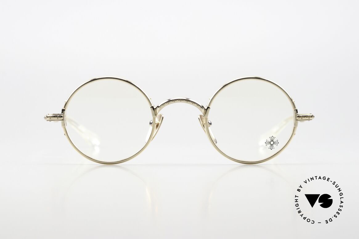Chrome Hearts Edith F Small Round Luxury Glasses, small round Chrome Hearts specs; Edith F., Made for Men and Women Chrome Hearts Edith F Small Round Luxury Glasses, small round Chrome Hearts specs; Edith F., Made for Men and Women
