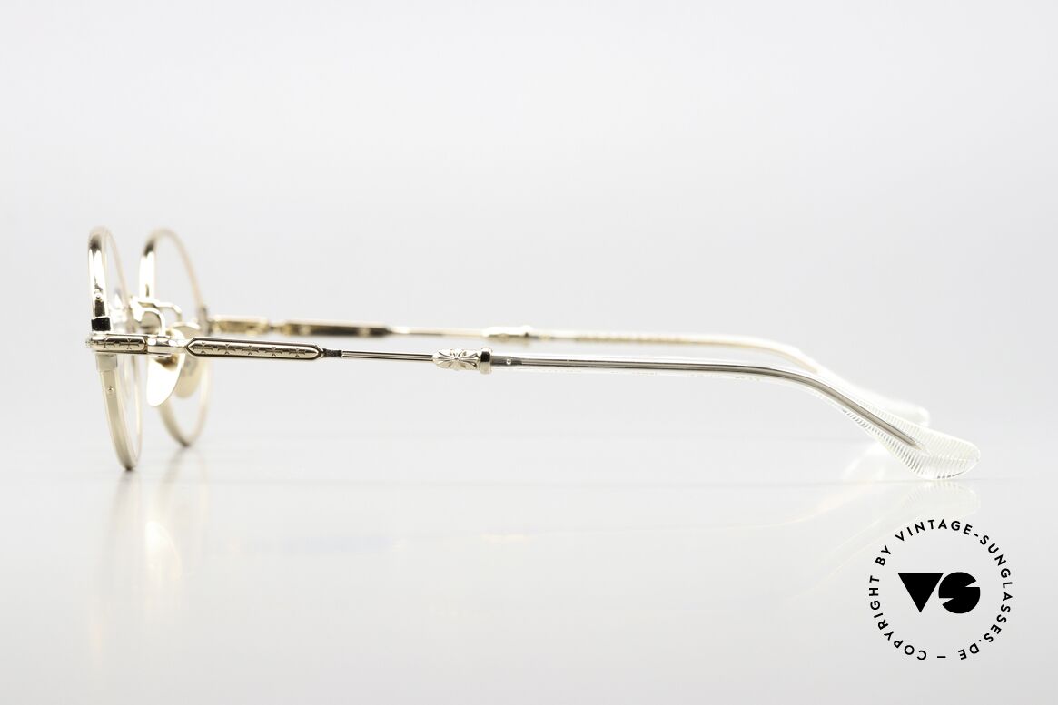 Chrome Hearts Edith F Small Round Luxury Glasses, orig. Chrome Hearts DEMO lens, size 42-25, Made for Men and Women Chrome Hearts Edith F Small Round Luxury Glasses, orig. Chrome Hearts DEMO lens, size 42-25, Made for Men and Women