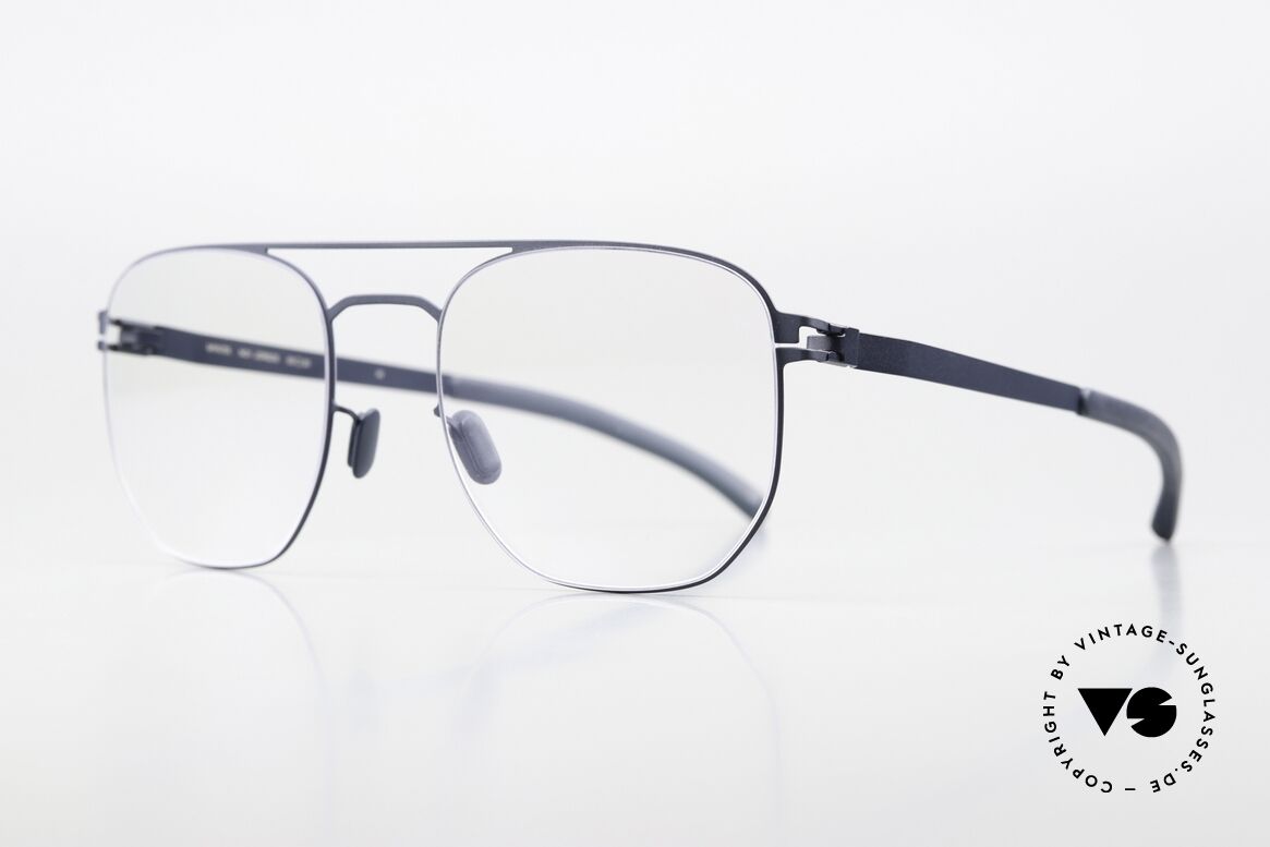Mykita Jorgos No1 Collection 2017 - 2018, interesting color 084 = "Navy Blue" with demo lenses, Made for Men Mykita Jorgos No1 Collection 2017 - 2018, interesting color 084 = "Navy Blue" with demo lenses, Made for Men