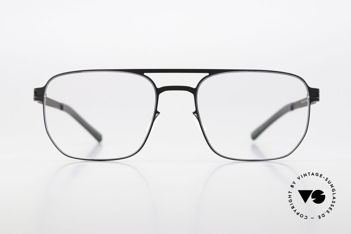 Mykita Rem Men's Frame Double Bridge Black, square glasses for men; NO1 collection 2017 - 2018, Made for Men Mykita Rem Men's Frame Double Bridge Black, square glasses for men; NO1 collection 2017 - 2018, Made for Men