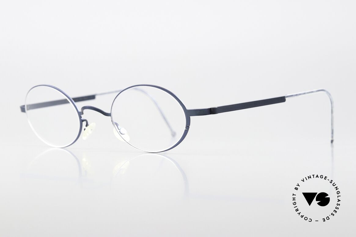 Lindberg 5000 Strip Titan 90's Frame Blue Metallic, distinctive quality and design (award-winning frame), Made for Men and Women Lindberg 5000 Strip Titan 90's Frame Blue Metallic, distinctive quality and design (award-winning frame), Made for Men and Women