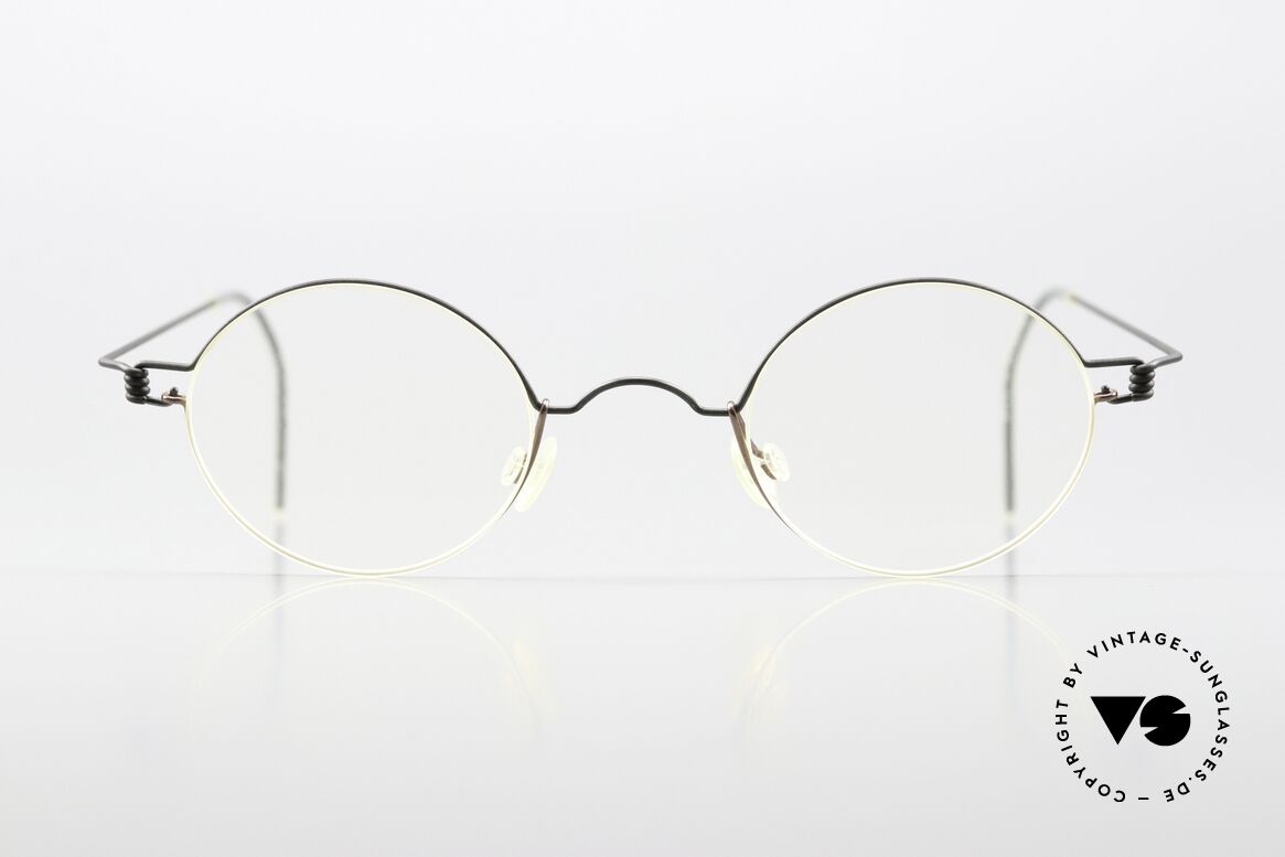 Lindberg Corona 42 Air Titan Rim Old 1990's Eyewear Classics, model Corona in size 42-24 with color black and bronze, Made for Men and Women Lindberg Corona 42 Air Titan Rim Old 1990's Eyewear Classics, model Corona in size 42-24 with color black and bronze, Made for Men and Women