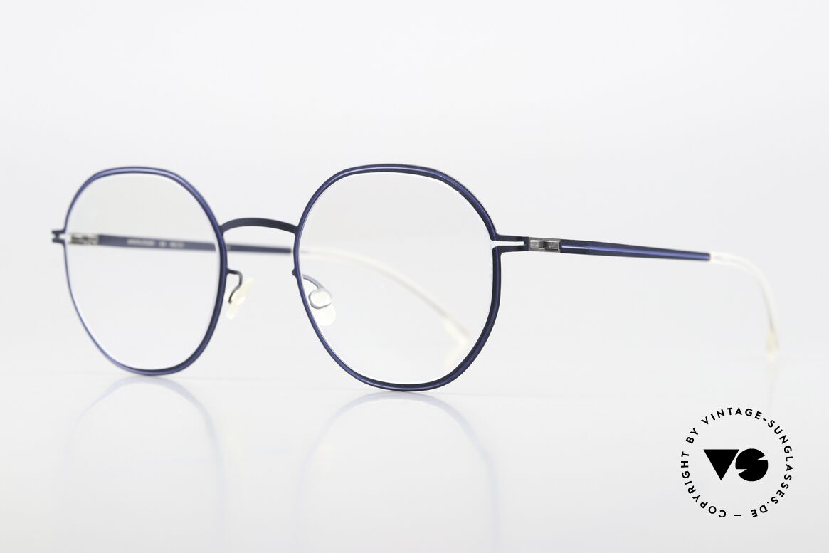 Mykita Studio 6.6 High Fashion In Navy Yale Blue, ultra-fine lines follow the contour of the frame, Made for Men and Women Mykita Studio 6.6 High Fashion In Navy Yale Blue, ultra-fine lines follow the contour of the frame, Made for Men and Women