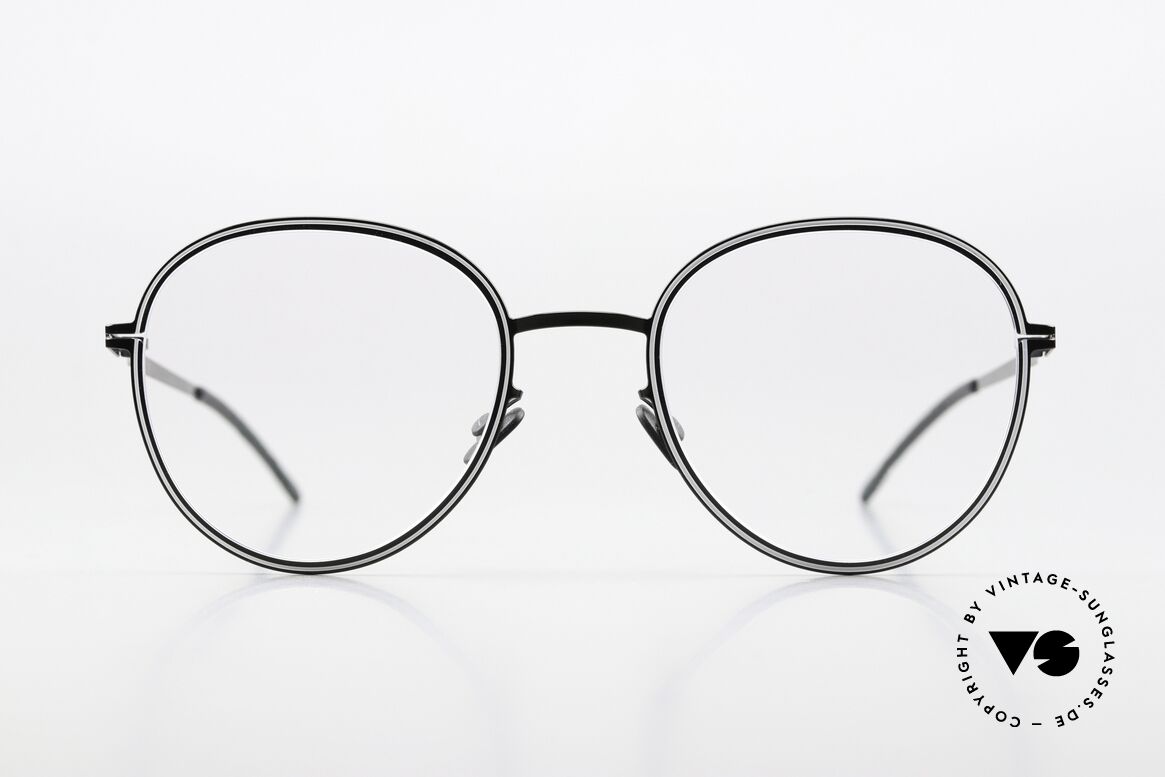 Mykita Studio 6.7 High Fashion Frame Black White, inspired by the optical illusion art of the 1960's, Made for Women Mykita Studio 6.7 High Fashion Frame Black White, inspired by the optical illusion art of the 1960's, Made for Women