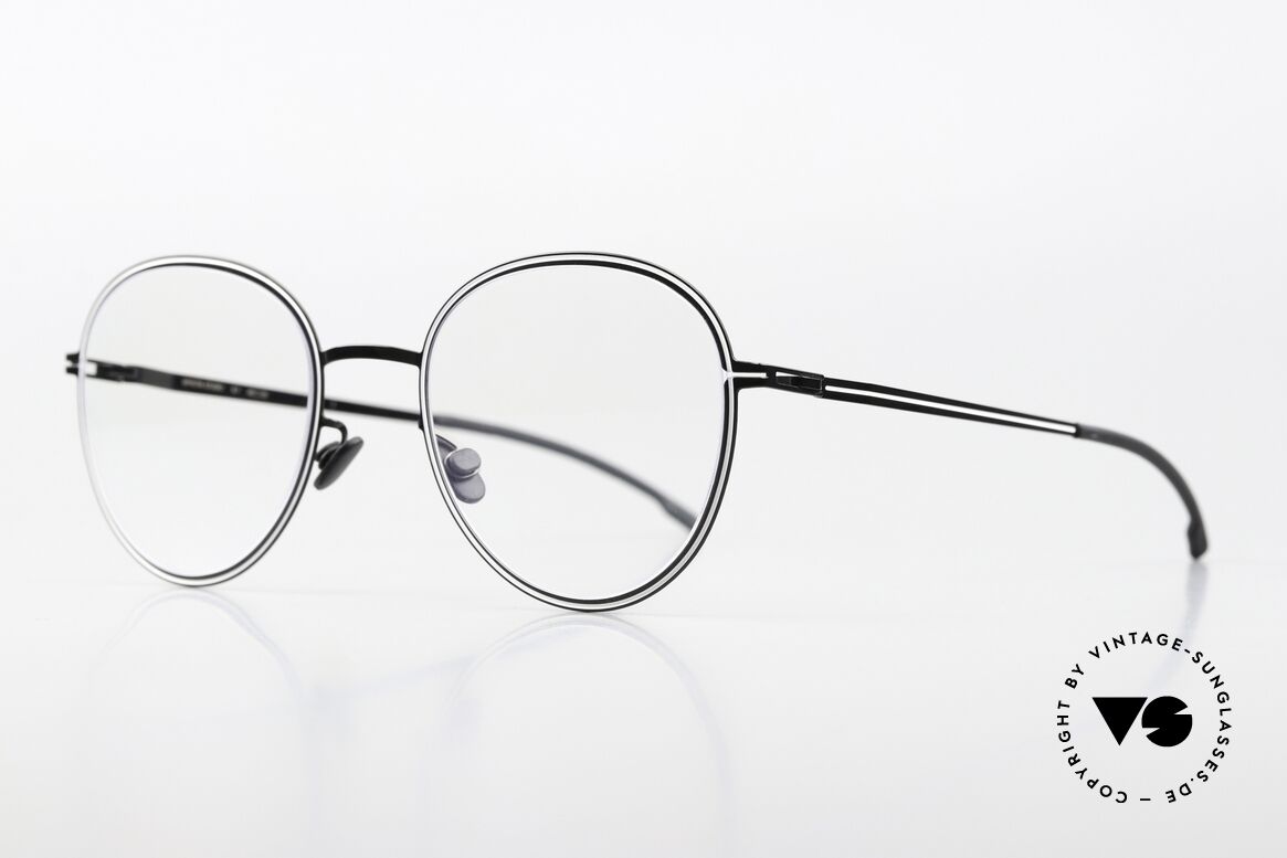 Mykita Studio 6.7 High Fashion Frame Black White, ultra-fine lines follow the contour of the frame, Made for Women Mykita Studio 6.7 High Fashion Frame Black White, ultra-fine lines follow the contour of the frame, Made for Women