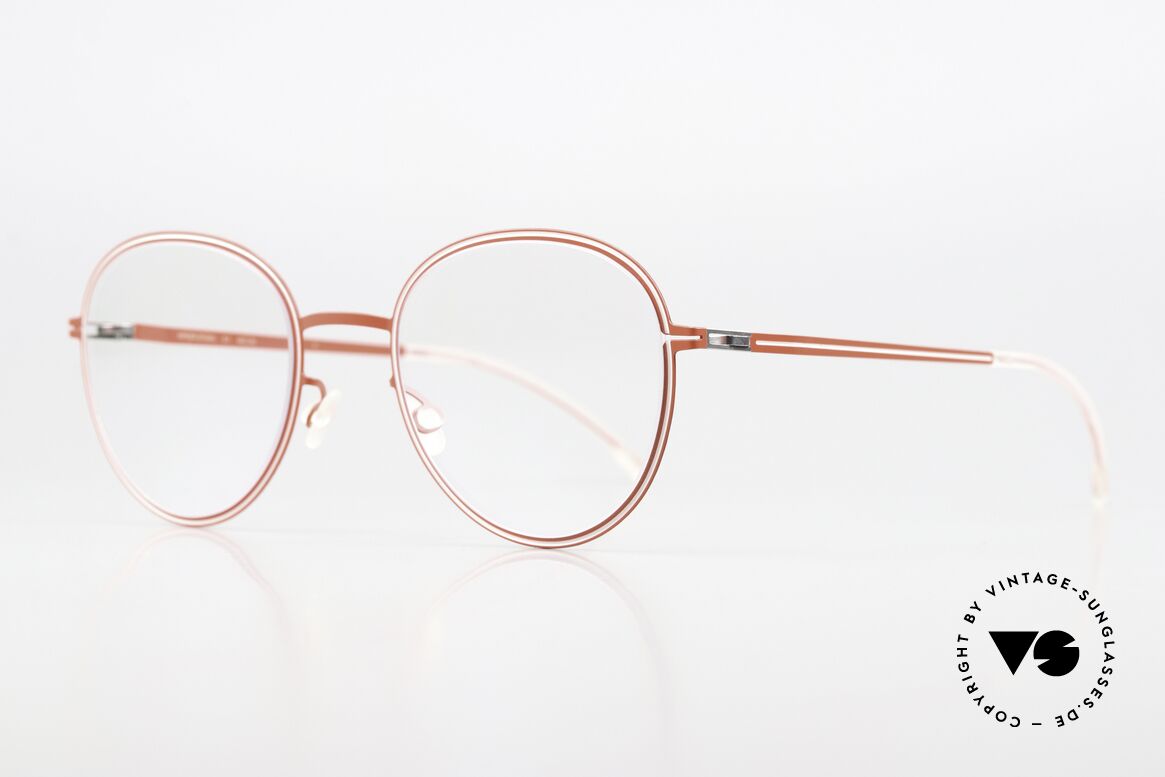 Mykita Studio 6.7 Women's Frame Rusty Red Aurore, ultra-fine lines follow the contour of the frame, Made for Women Mykita Studio 6.7 Women's Frame Rusty Red Aurore, ultra-fine lines follow the contour of the frame, Made for Women