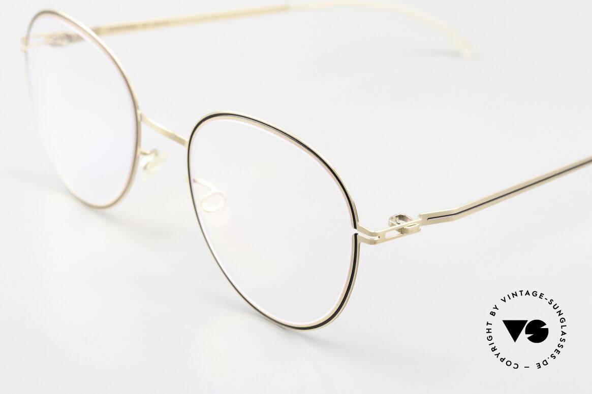 Mykita Studio 6.7 Ladies Frame Champagne Gold, the result is a three-dimensional graphic pattern, Made for Women Mykita Studio 6.7 Ladies Frame Champagne Gold, the result is a three-dimensional graphic pattern, Made for Women