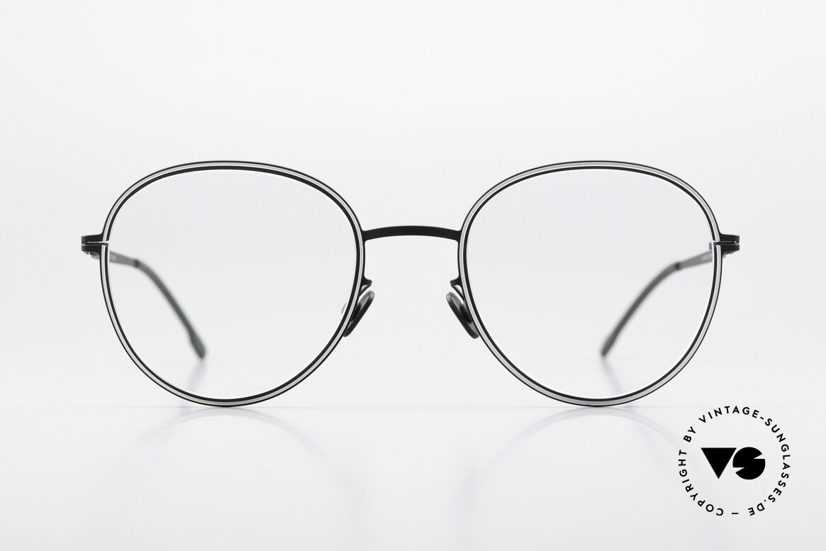 Mykita Studio 6.7 High Fashion Frame White Black, inspired by the optical illusion art of the 1960's, Made for Women Mykita Studio 6.7 High Fashion Frame White Black, inspired by the optical illusion art of the 1960's, Made for Women