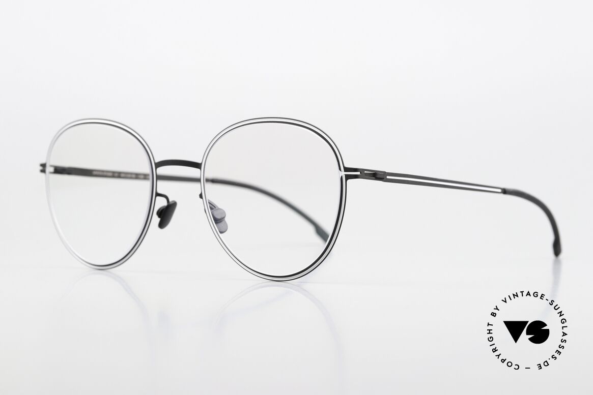 Mykita Studio 6.7 High Fashion Frame White Black, ultra-fine lines follow the contour of the frame, Made for Women Mykita Studio 6.7 High Fashion Frame White Black, ultra-fine lines follow the contour of the frame, Made for Women