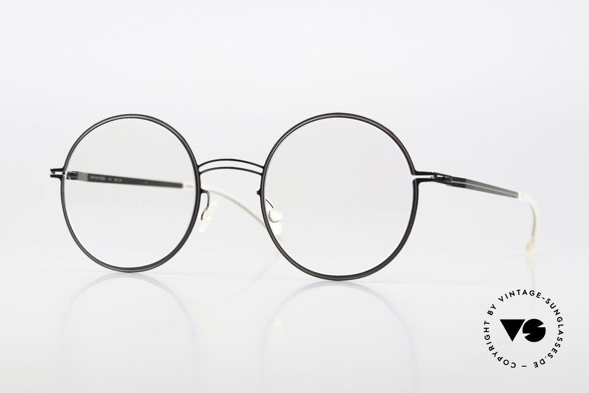 Mykita Studio 6.4 Ladies Specs Shiny Graphite Mole, MYKITA Studio 6.4 glasses, size 48-23, color 235, Made for Women