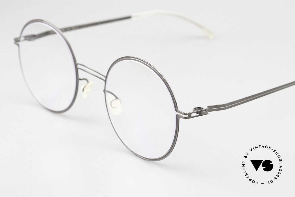 Mykita Studio 6.4 Ladies Specs Shiny Graphite Mole, the result is a three-dimensional graphic pattern, Made for Women