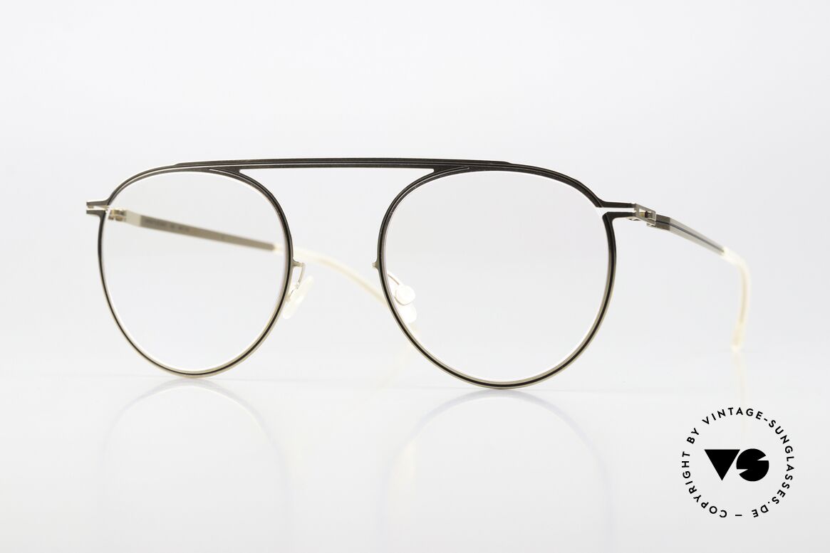 Mykita Studio 6.5 Champagne Gold Black Design, MYKITA Studio 6.5 glasses, size 48-22, color 342, Made for Women Mykita Studio 6.5 Champagne Gold Black Design, MYKITA Studio 6.5 glasses, size 48-22, color 342, Made for Women