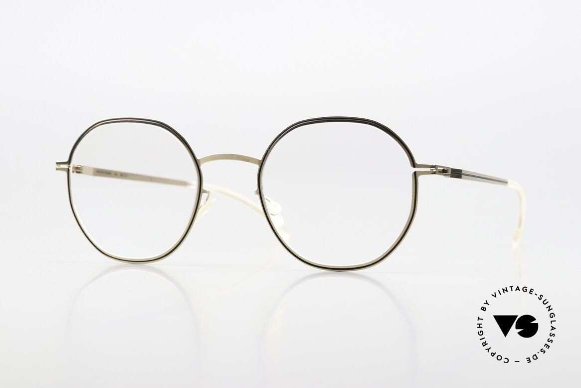 Mykita Studio 6.6 Champagne Gold Black Coloring, MYKITA Studio 6.6 glasses, size 48-21, color 342, Made for Women Mykita Studio 6.6 Champagne Gold Black Coloring, MYKITA Studio 6.6 glasses, size 48-21, color 342, Made for Women
