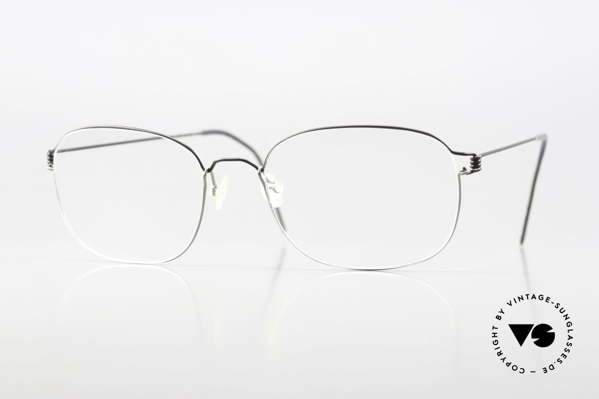 Lindberg Mars 54 Air Titan Rim Titan Frame Matte Black Gray, LINDBERG Air Titanium Rim eyeglasses in size 54-19, Made for Men